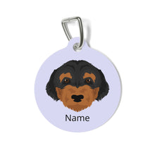 Load image into Gallery viewer, Doxiepoo (Dachshund/Poodle mix) ID Pet Tag
