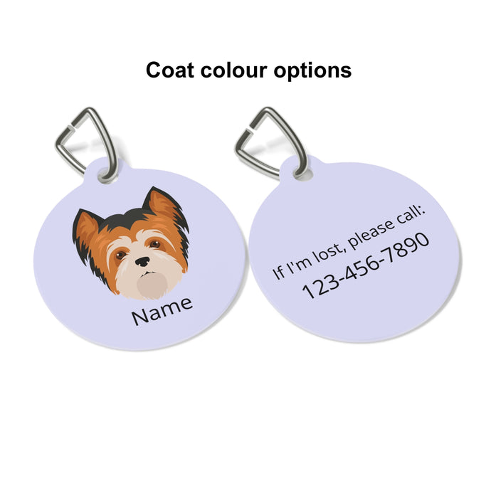 Biewer Terrier ID Pet Tag