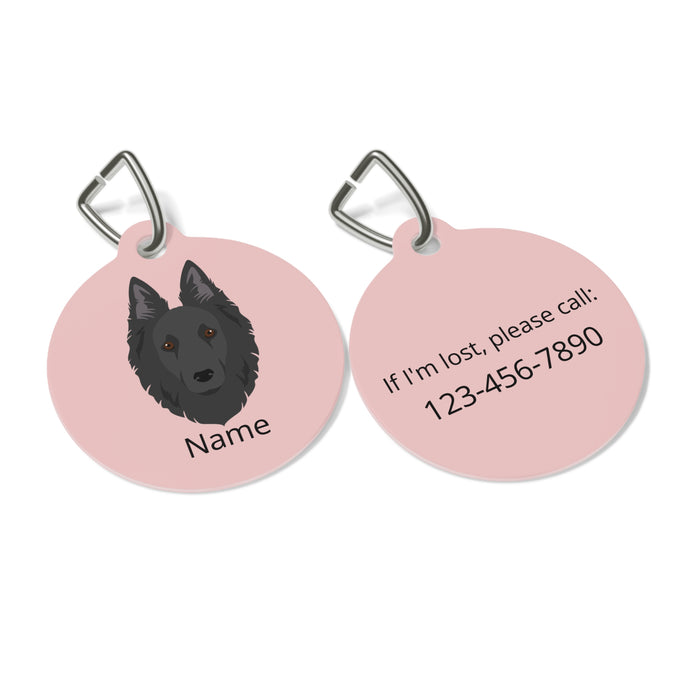 Belgian Sheepdog ID Pet Tag
