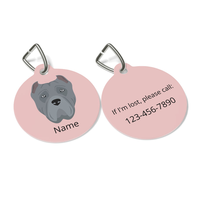 Cane Corso (cropped ears) ID Pet Tag