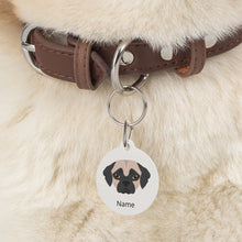 Load image into Gallery viewer, Chug (Chihuahua/Pug mix) ID Pet Tag
