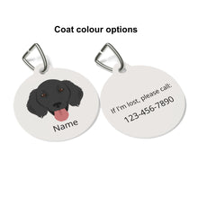 Load image into Gallery viewer, Flat Coated Retriever ID Pet Tag
