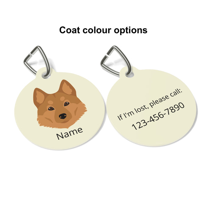 Finnish Spitz ID Pet Tag