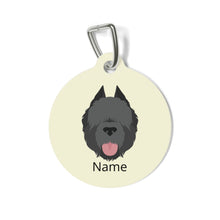 Load image into Gallery viewer, Bouvier des Flandres (cropped ears) ID Pet Tag
