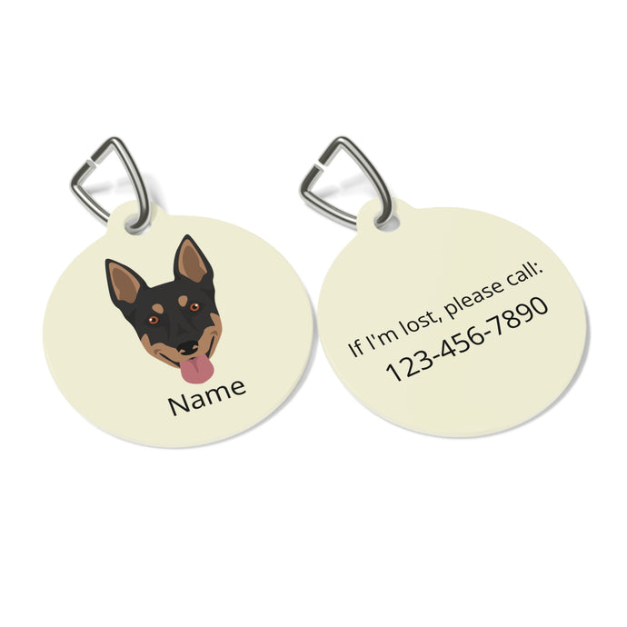 Australian Kelpie ID Pet Tag