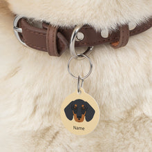Load image into Gallery viewer, Dachshund (smooth coat) ID Pet Tag
