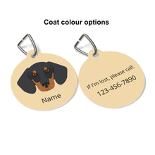 Load image into Gallery viewer, Dachshund (smooth coat) ID Pet Tag
