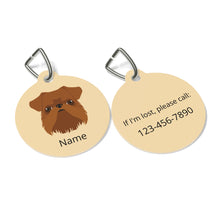 Load image into Gallery viewer, Brussels Griffon ID Pet Tag
