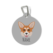 Load image into Gallery viewer, Pembroke Welsh Corgi ID Pet Tag
