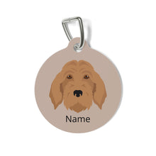 Load image into Gallery viewer, Goldendoodle (Golden Retriever/Poodle mix) ID Pet Tag
