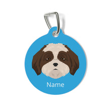 Load image into Gallery viewer, Mal-Shi (Maltese/Shih Tzu mix) ID Pet Tag
