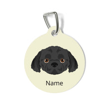 Load image into Gallery viewer, Peekapoo (Pekingese/Poodle mix) ID Pet Tag
