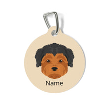 Load image into Gallery viewer, Morkie (Maltese/Yorkshire Terrier mix) ID Pet Tag

