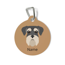 Load image into Gallery viewer, Miniature Schnauzer ID Pet Tag
