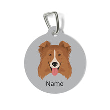 Load image into Gallery viewer, Rough Collie ID Pet Tag
