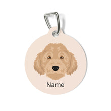 Load image into Gallery viewer, Whoodle (Wheaten Terrier/Poodle mix) ID Pet Tag
