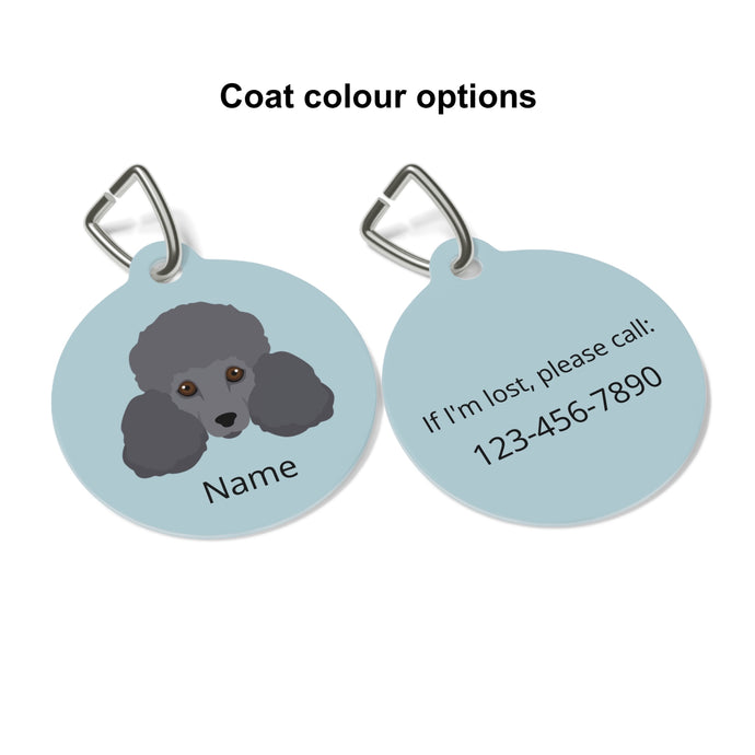 Toy Poodle ID Pet Tag