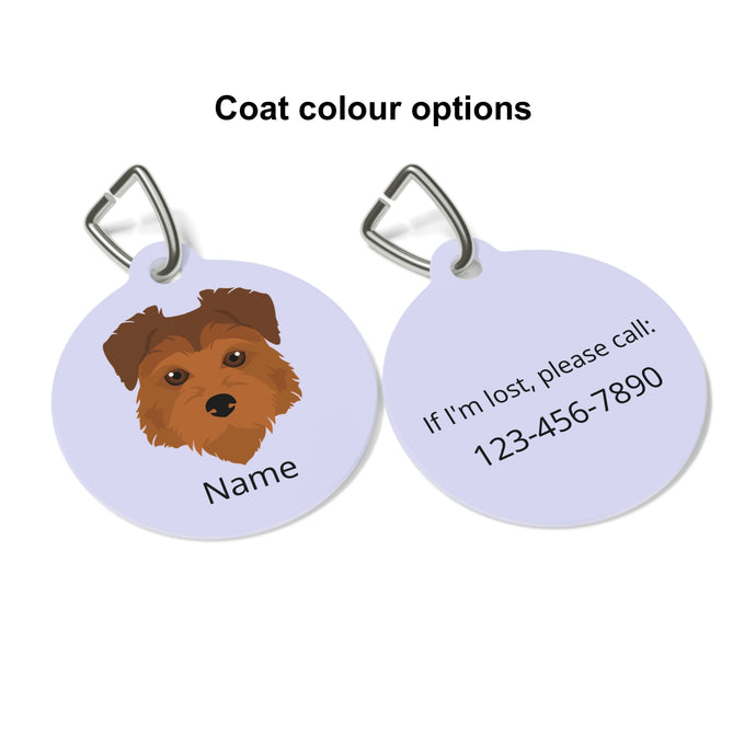 Norfolk Terrier ID Pet Tag