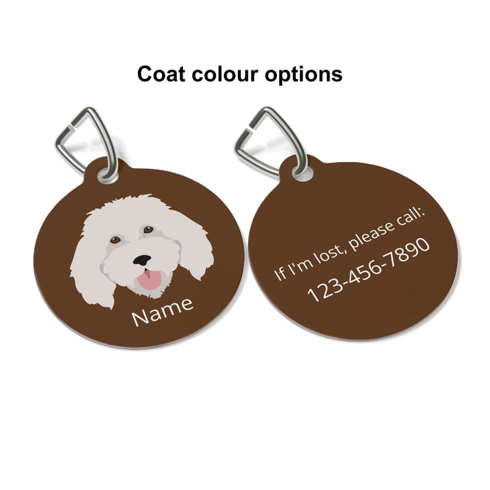 Standard Poodle ID Pet Tag