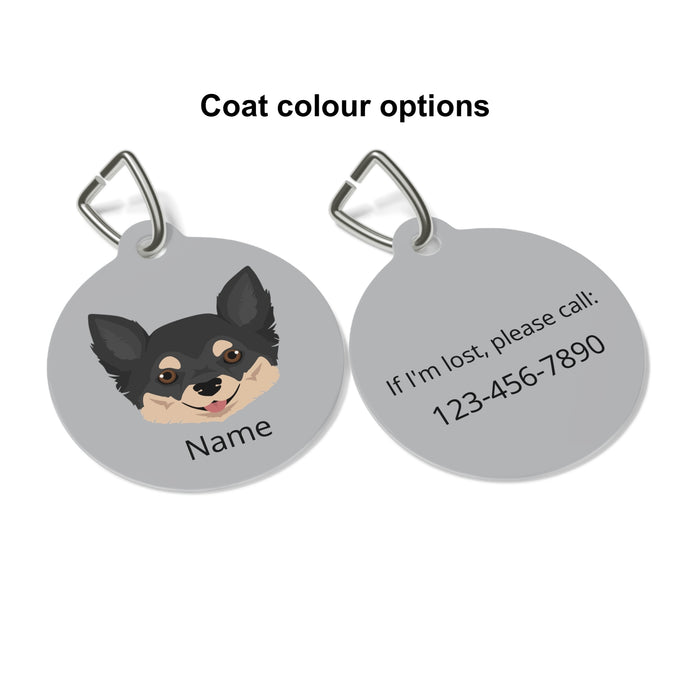 Pomchi (Pomeranian/Chihuahua mix) ID Pet Tag