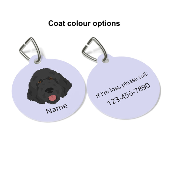 Standard Poodle ID Pet Tag