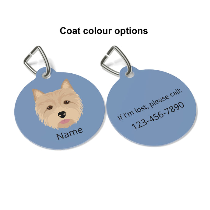 Norwich Terrier ID Pet Tag