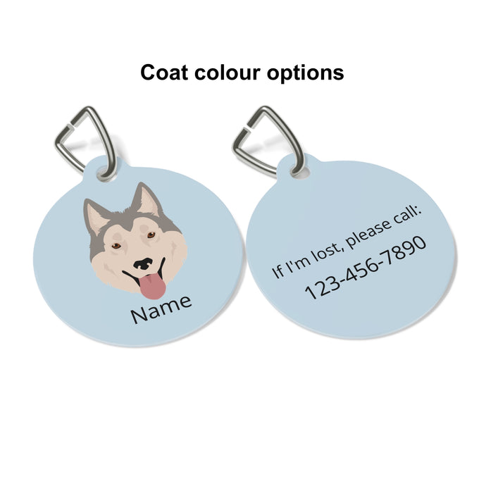 Northern Inuit Dog ID Pet Tag