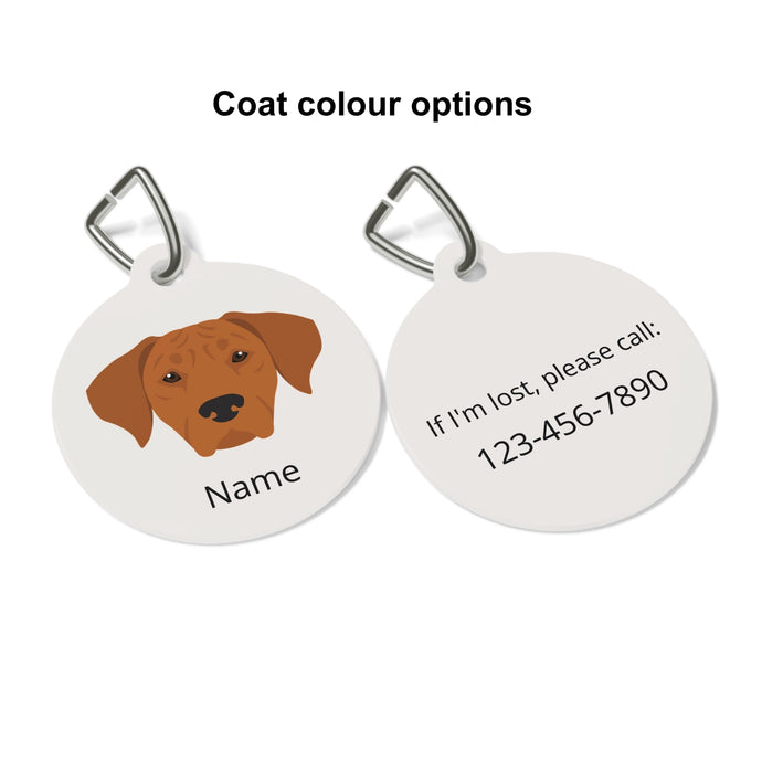 Rhodesian Ridgeback ID Pet Tag
