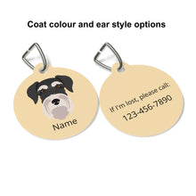 Load image into Gallery viewer, Giant Schnauzer ID Pet Tag
