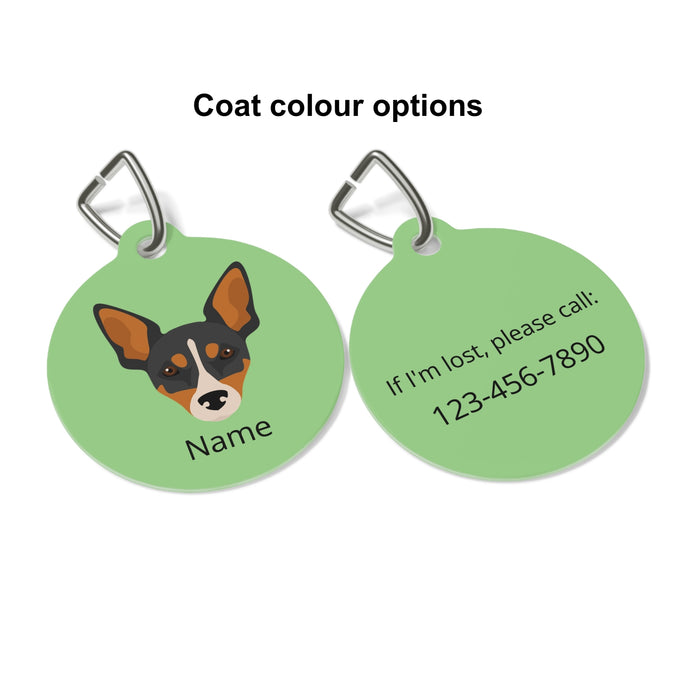 Rat Terrier ID Pet Tag