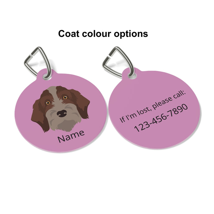Wirehaired Pointing Griffon ID Pet Tag