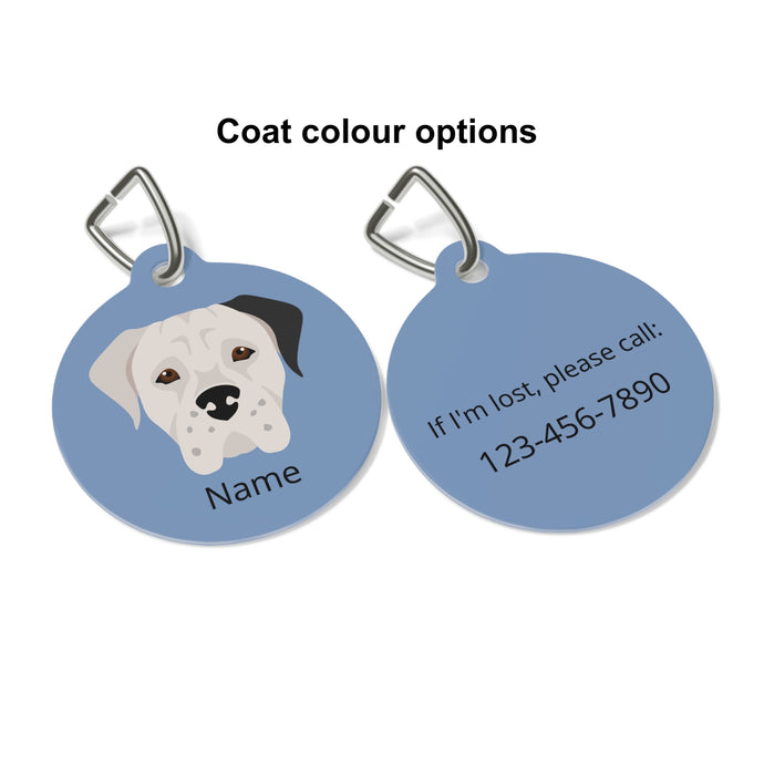 Dogo Argentino ID Pet Tag
