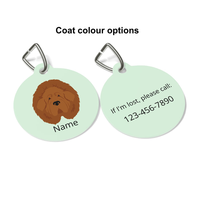 Tibetan Mastiff ID Pet Tag