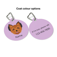 Load image into Gallery viewer, Yorkshire Terrier (puppy clip) ID Pet Tag
