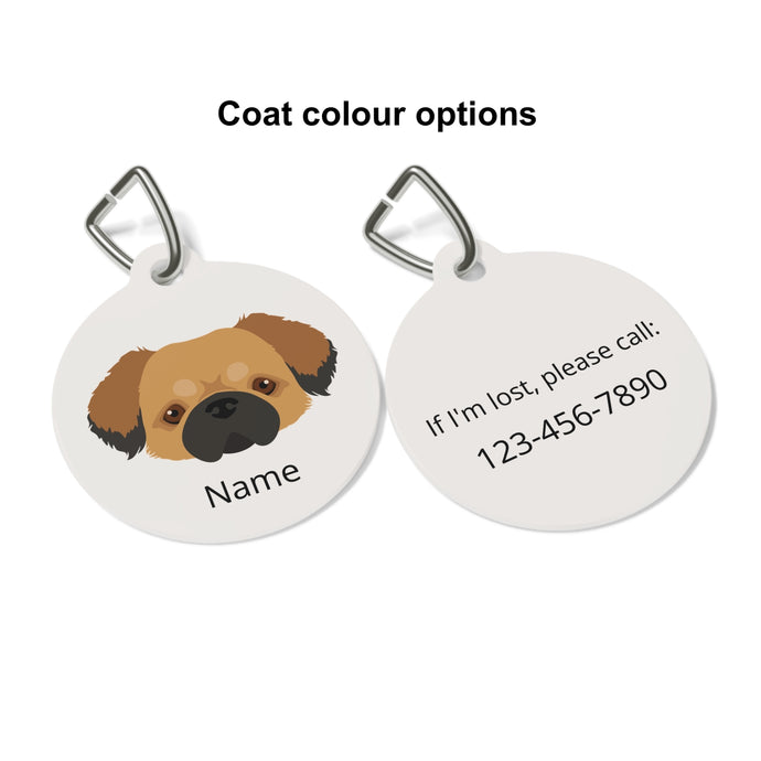 Tibetan Spaniel ID Pet Tag
