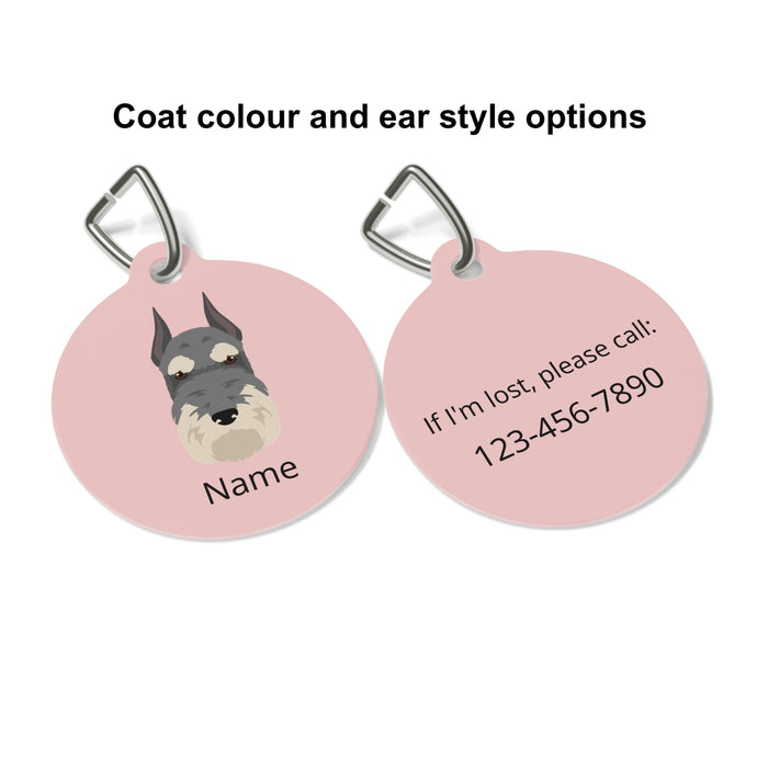 Standard Schnauzer ID Pet Tag