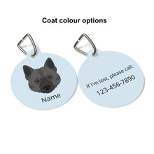 Load image into Gallery viewer, Norwegian Elkhound ID Pet Tag
