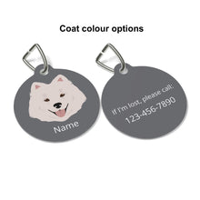 Load image into Gallery viewer, Samoyed ID Pet Tag
