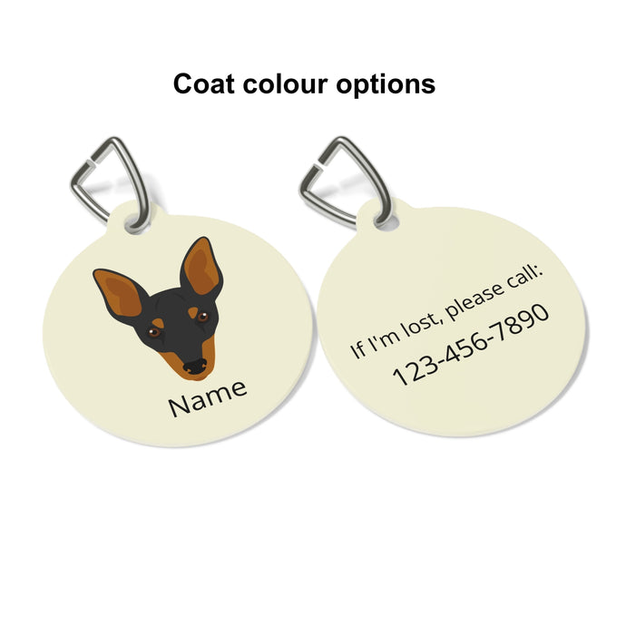 Toy Manchester Terrier ID Pet Tag