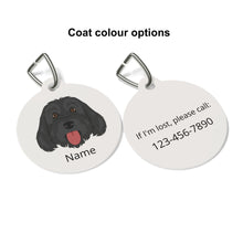 Load image into Gallery viewer, Labradoodle (Labrador Retriever/Poodle mix) ID Pet Tag
