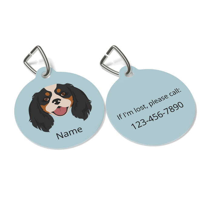 Cavalier King Charles Spaniel ID Pet Tag