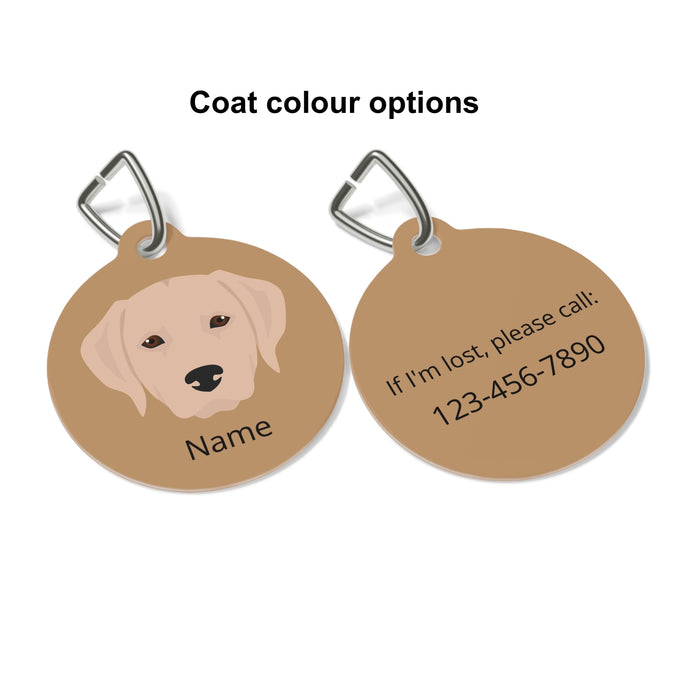 Labrador Retriever ID Pet Tag