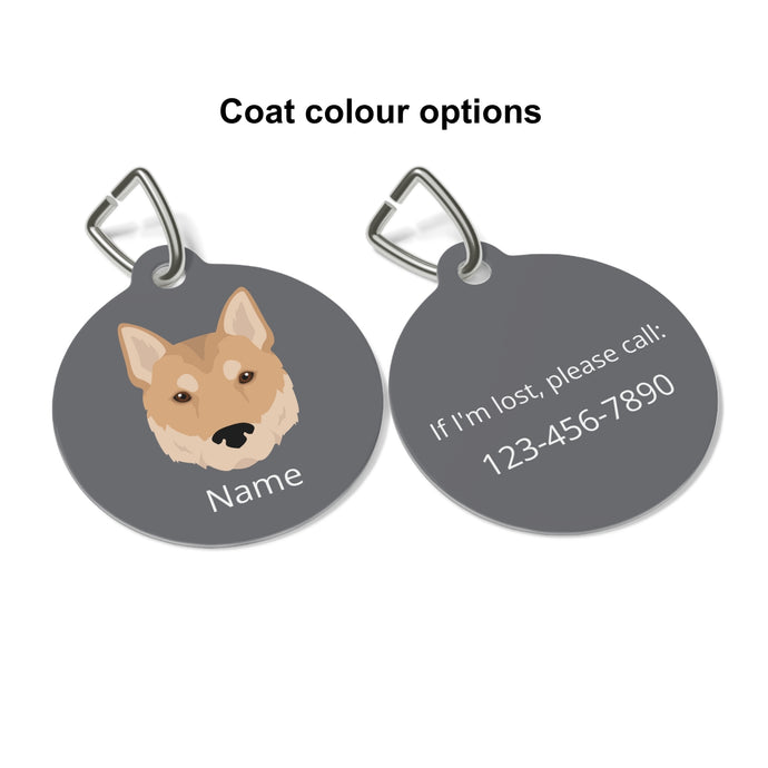 Korean Jindo ID Pet Tag