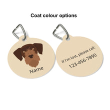 Load image into Gallery viewer, German Wirehaired Pointer ID Pet Tag
