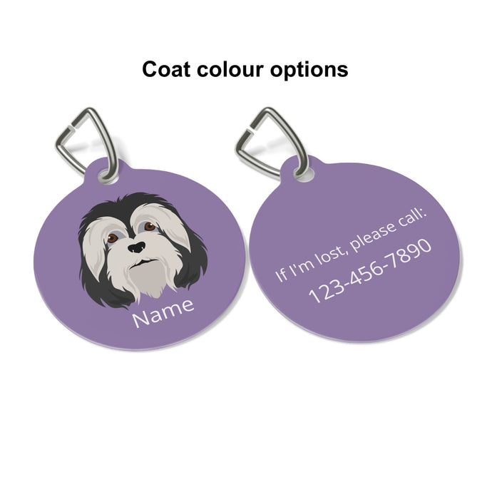 Lowchen ID Pet Tag