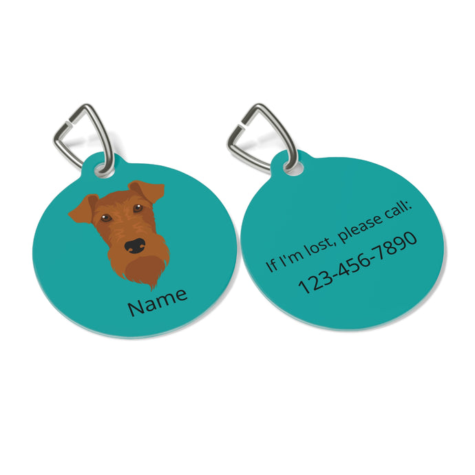 Irish Terrier ID Pet Tag