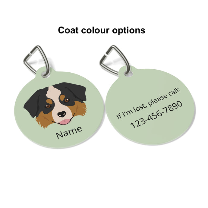 Miniature American Shepherd ID Pet Tag
