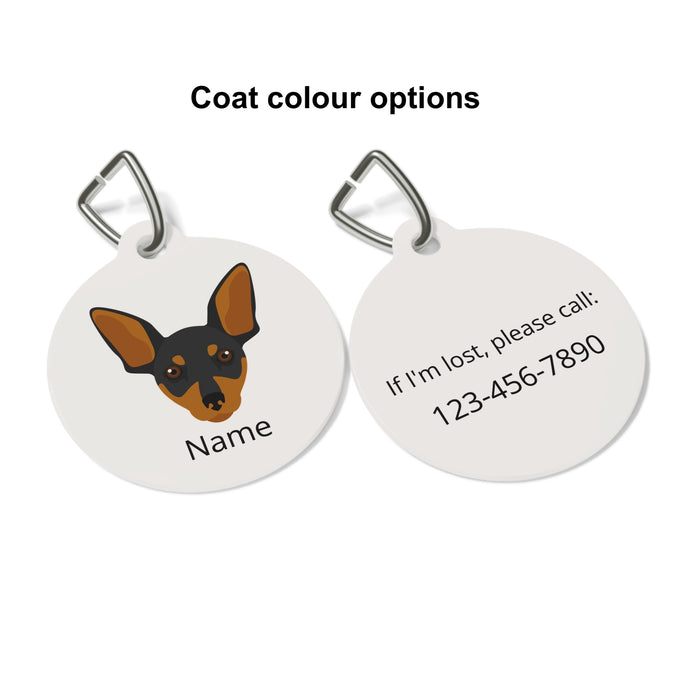 Miniature Pinscher ID Pet Tag