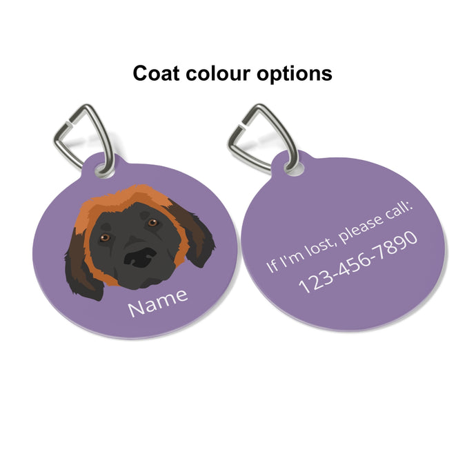 Leonberger ID Pet Tag