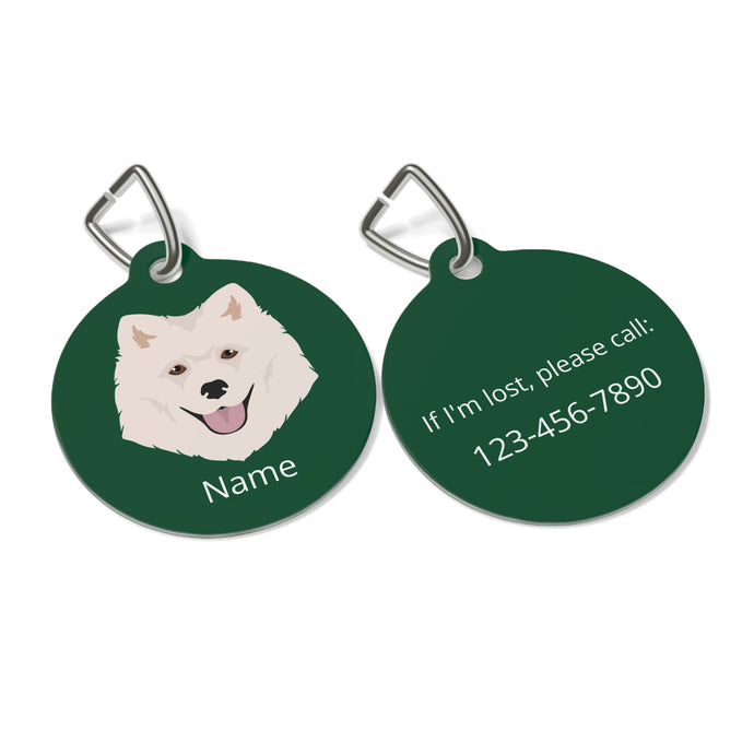Japanese Spitz ID Pet Tag